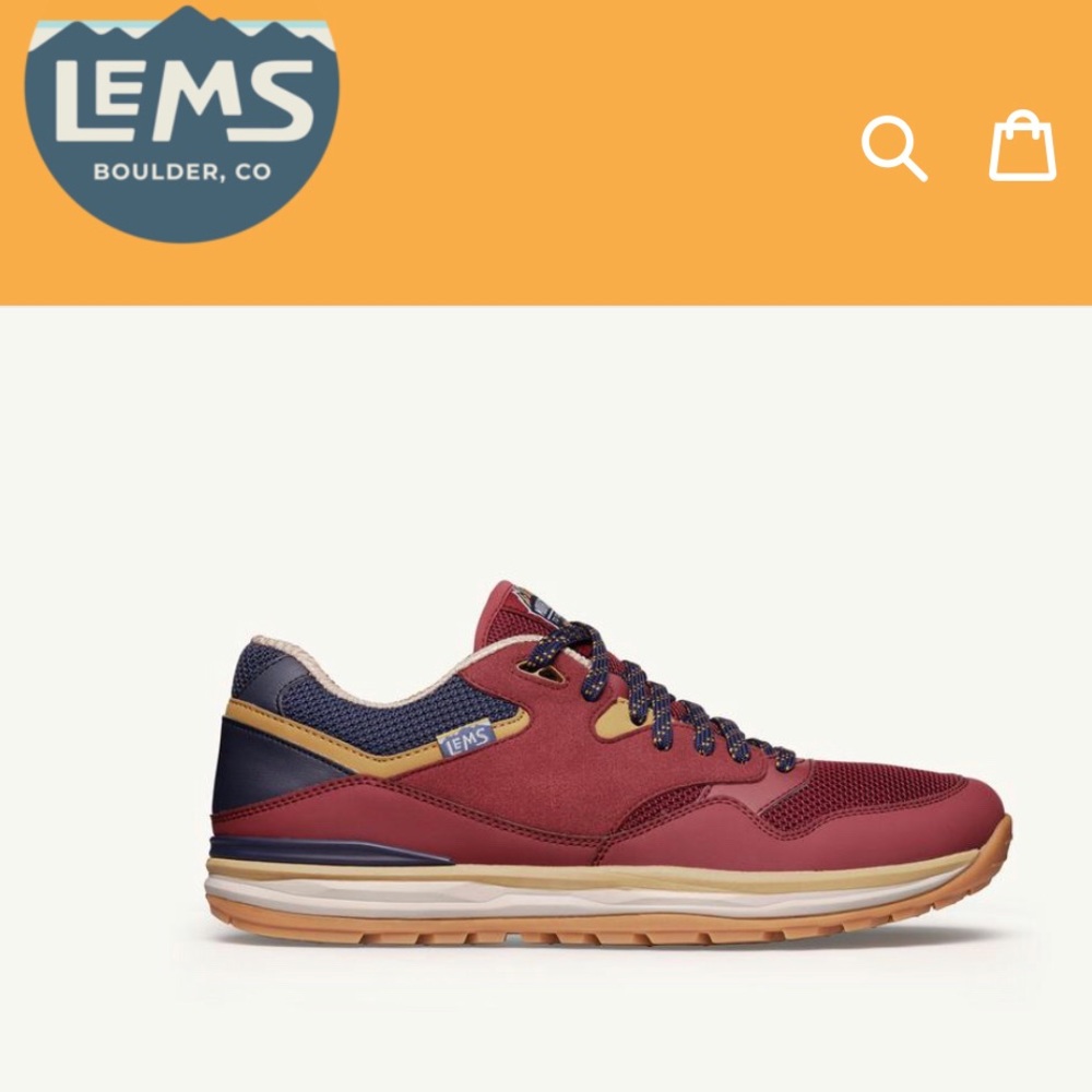 Men’s Lems Trailhead Minimalist Hiking Shoe NWB